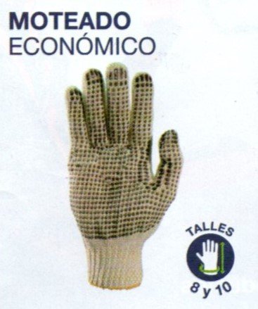 Guante moteado económico